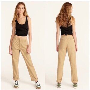 J. Crew Womens Slouchy Boyfriend Chino Pants Size 29 Beige